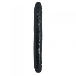 Dubbele Dildo Met Geaderde Schacht Zwart Kopen Bij Mistermitch Nl