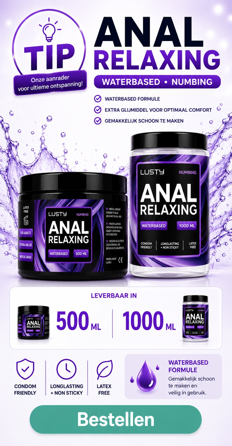 Verdovend glijmiddel