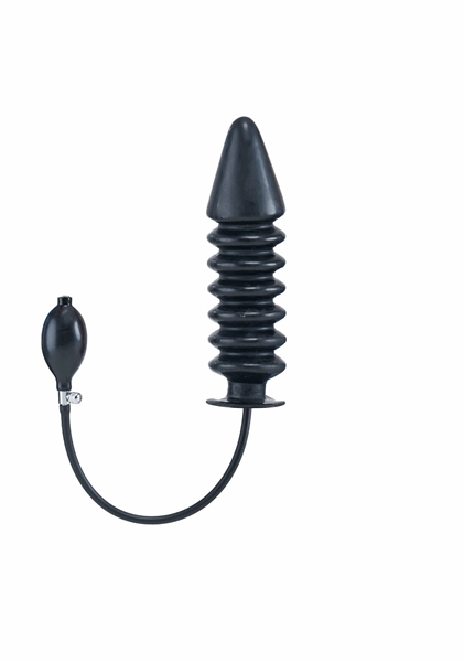 Opblaasbare Geribbelde Dildo Met Harde Kern XL