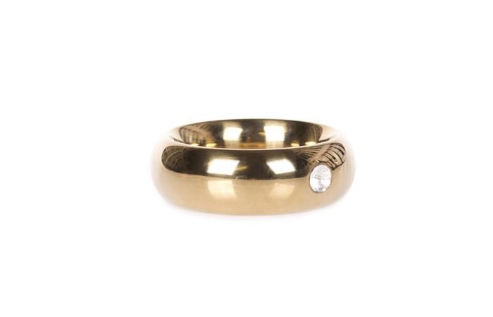 Kiotos Donut Cockring met Sierraad Goud - 45 mm