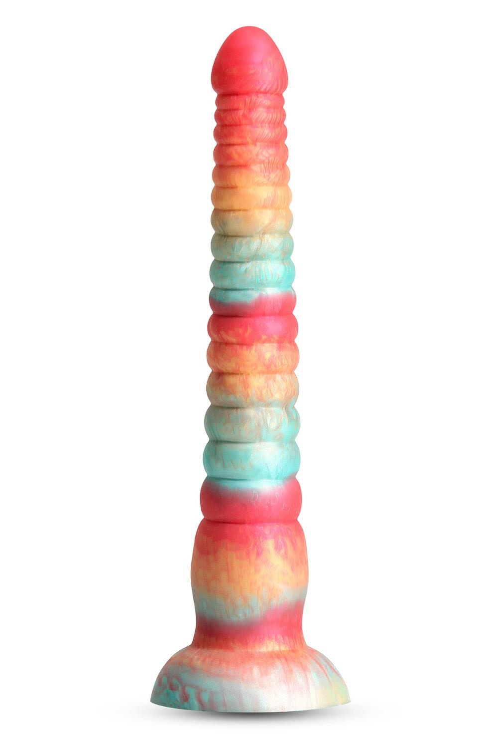 Stacked Dildo 23 cm - Rood/Goud