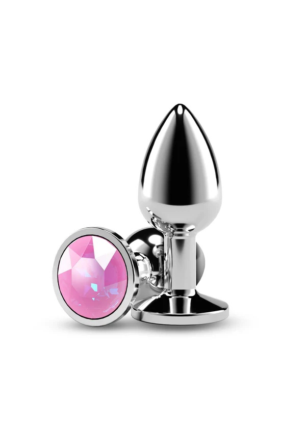 NS Novelties Buttplug met Diamant Rear Assets Small - Roze