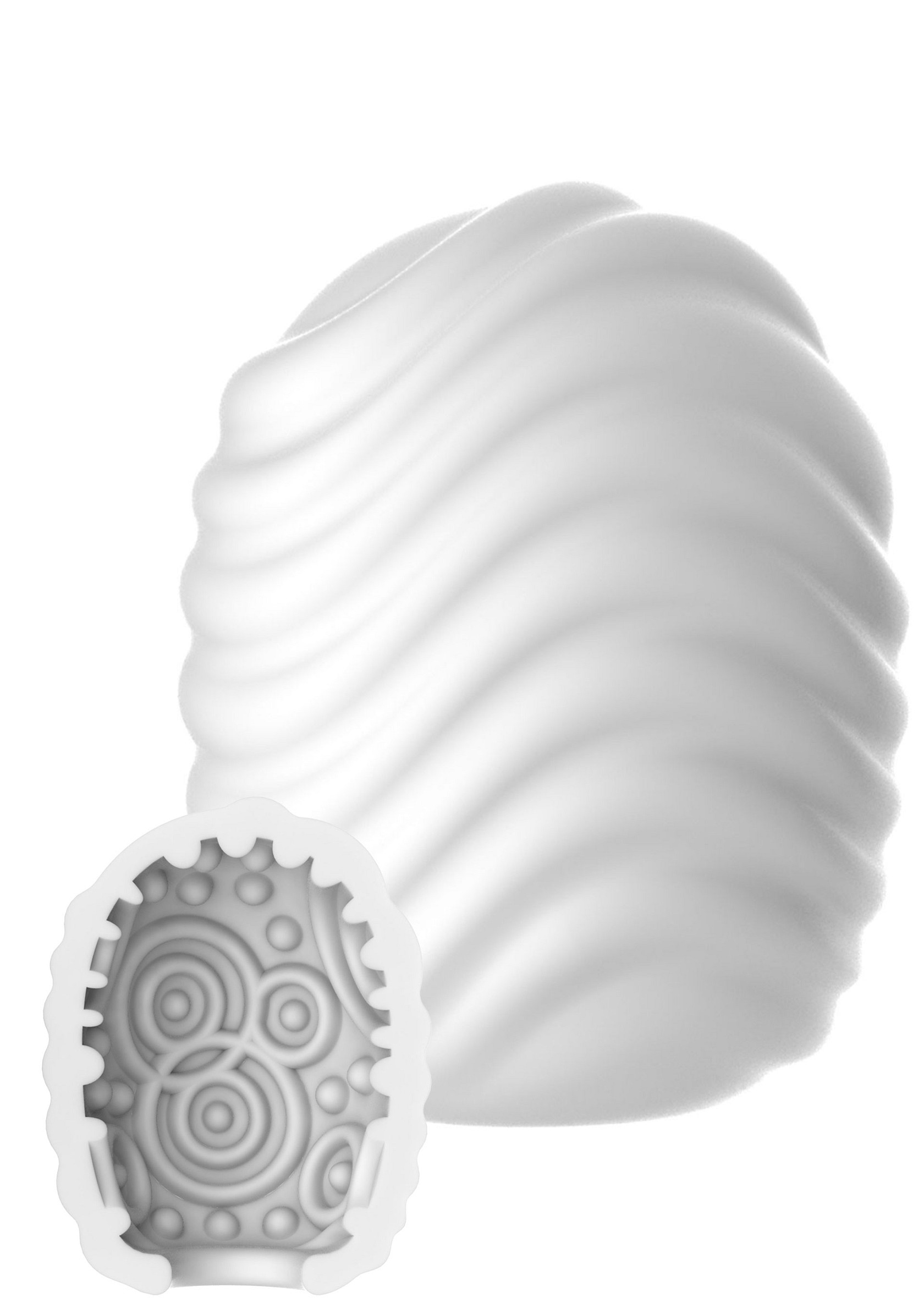 Mini Masturbator ToyJoy Hero Wave - Wit