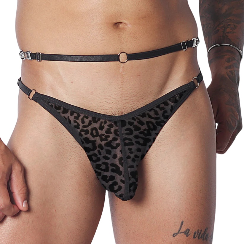 Gigo Plush Jockstrap - Zwart