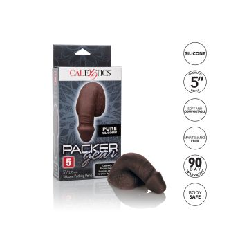 Siliconen Packing Penis 12.75 cm - Zwart