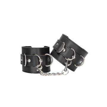 Bonded Leather Hand- of Enkelboeien - Zwart