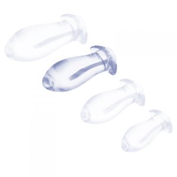 Buttplug Egg Clear Large