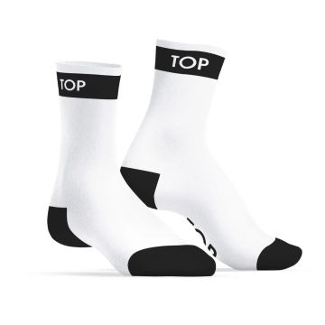 SneakXX Sneaker Sokken TOP - Wit/Zwart