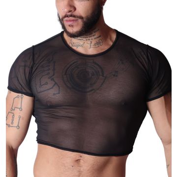 GIGO Crop Top Spectrum - Zwart