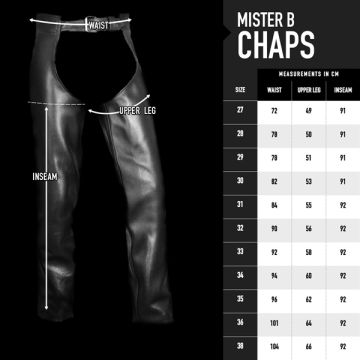 Mister B Leather Chaps