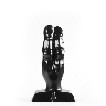 Zizi - Two Finger Buttplug-Zwart
