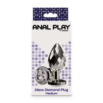 Buttplug ToyJoy Anal Play Disco Diamond Medium