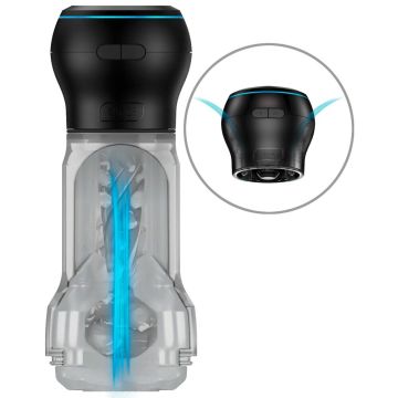 Feel Pocket Masturbator Crystal + PowerBlow Combo