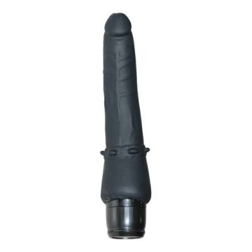 Siliconen zwarte anaal vibrator