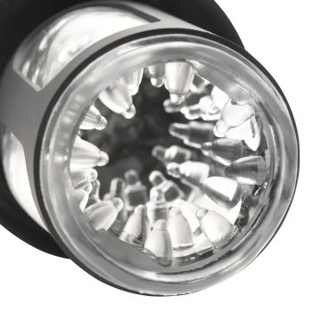 Roterende en Stotende Masturbator Auto Spin - Zwart