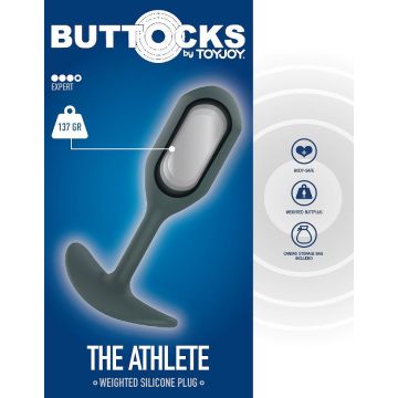 ToyJoy Buttocks The Athlete Weighted Buttplug
