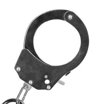 Spreidstang met hand- of enkelboeien - Zilver