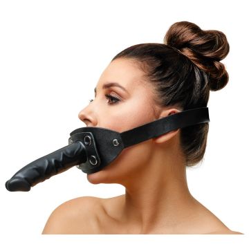 Zado Latex Gag & Dildo - Zwart