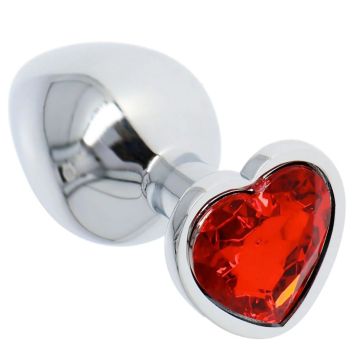 Buttplug met Hartvormige Basis - Medium*