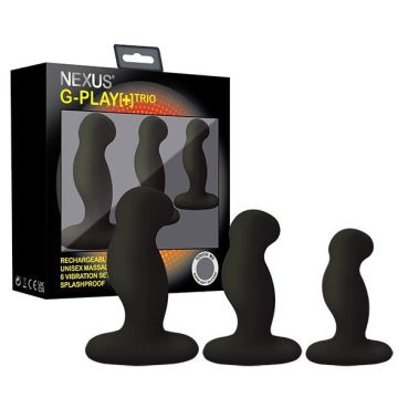 Nexus - G-Play Trio Plus Unisex Buttplug Set