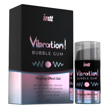 Intt Stimulerende Gel Vibration! - Bubble Gum 15 ml
