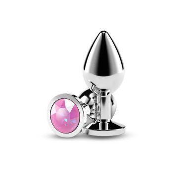 NS Novelties Buttplug met Diamant Rear Assets Medium - Roze
