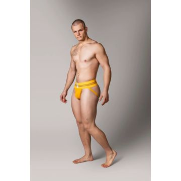 MM Jocks - Original Jockstrap Collection met 3 Inch Band - Geel