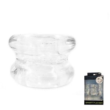 Sport Fucker TPE Muscle Ball Stretcher -Transparant