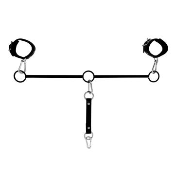 Spreader Bar Drievoudige O-ring met handboeien en riem