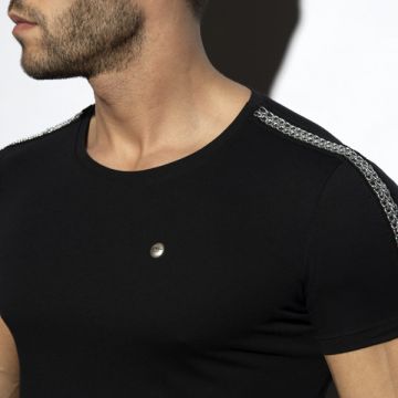 ES Collection Chains T-Shirt - Zwart