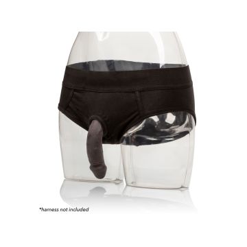 Siliconen Packing Penis 12.75 cm - Zwart