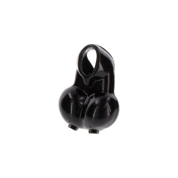 Cockring With Scrotum Holder Manpower Toyjoy - Zwart