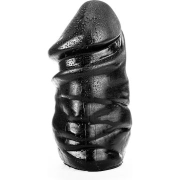 All Black Samuel Dildo Zwart - 32 cm