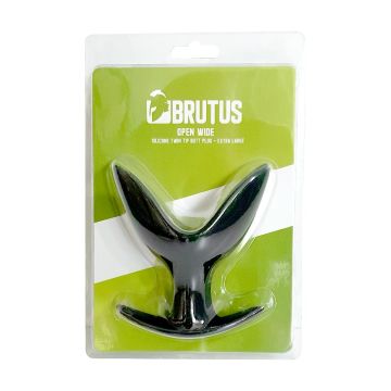 Brutus Siliconen Open Wide Buttplug Twin Tip - XL