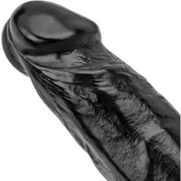 Zwarte Realistische Dildo 21 CM