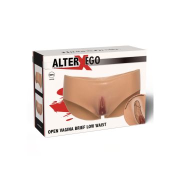 Hidden Desire Alter Ego Open Vagina Low Waist Slip - Huidskleur