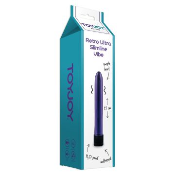 Classic Vibrator Retro Slimline 17 cm-Paars