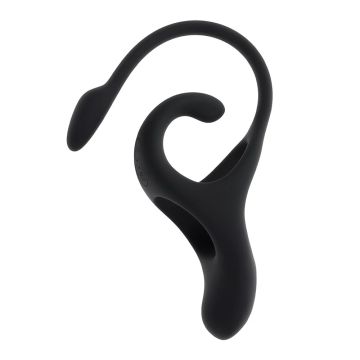 Zero Tolerance Vibrerende Cockring met Plug en Afstandsbediening - All The Bases