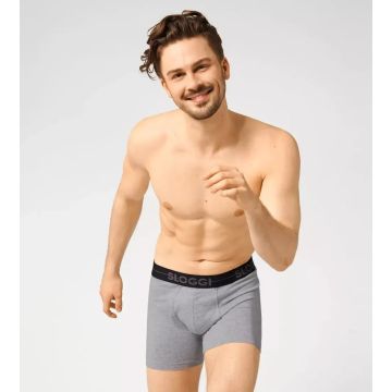Sloggi Men Go Short - 3 Stuks - Blauw Donker Combi