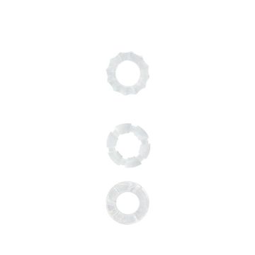Cockring Set Stretchy-Transparant