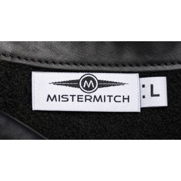 MisterMitch Leren Chaps - Zwart/Wit