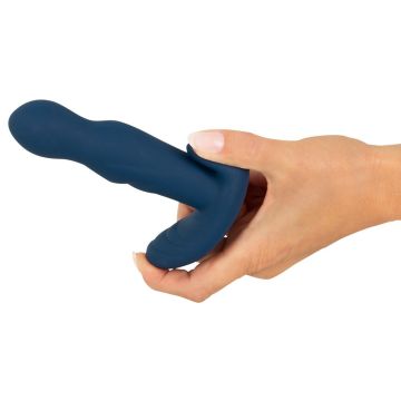 Anos Roterende Prostaat Vibrator RC met Afstandsbediening - Blauw