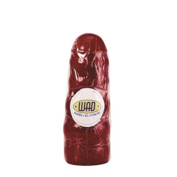 Grote Dildo Met Ribbels - WAD - Cosmic Crash - Rood