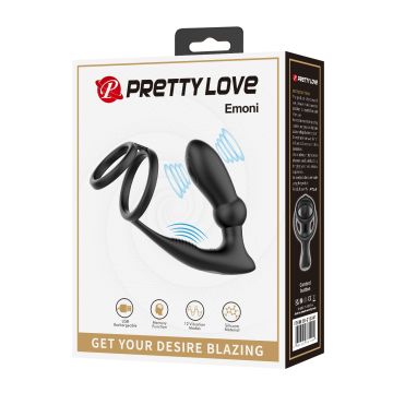 Cockring met Anaal Vibrator Emoni