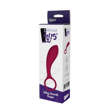 Buttplug met Trekring Smooth Finger