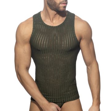 Horny Tank Top Khaki - Addicted