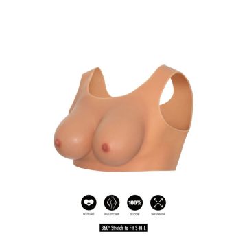 Hidden Desire Draagbare Borsten Top - C Cup