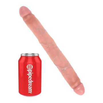 King Cock - Dubbele dildo 30 cm-Huidskleur