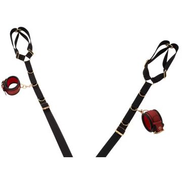 Bad Kitty Bed of Deur Restraint Set - Zwart