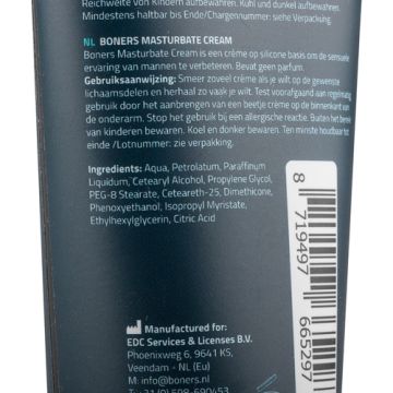 Masturbatie Crème Boners - 100 ML